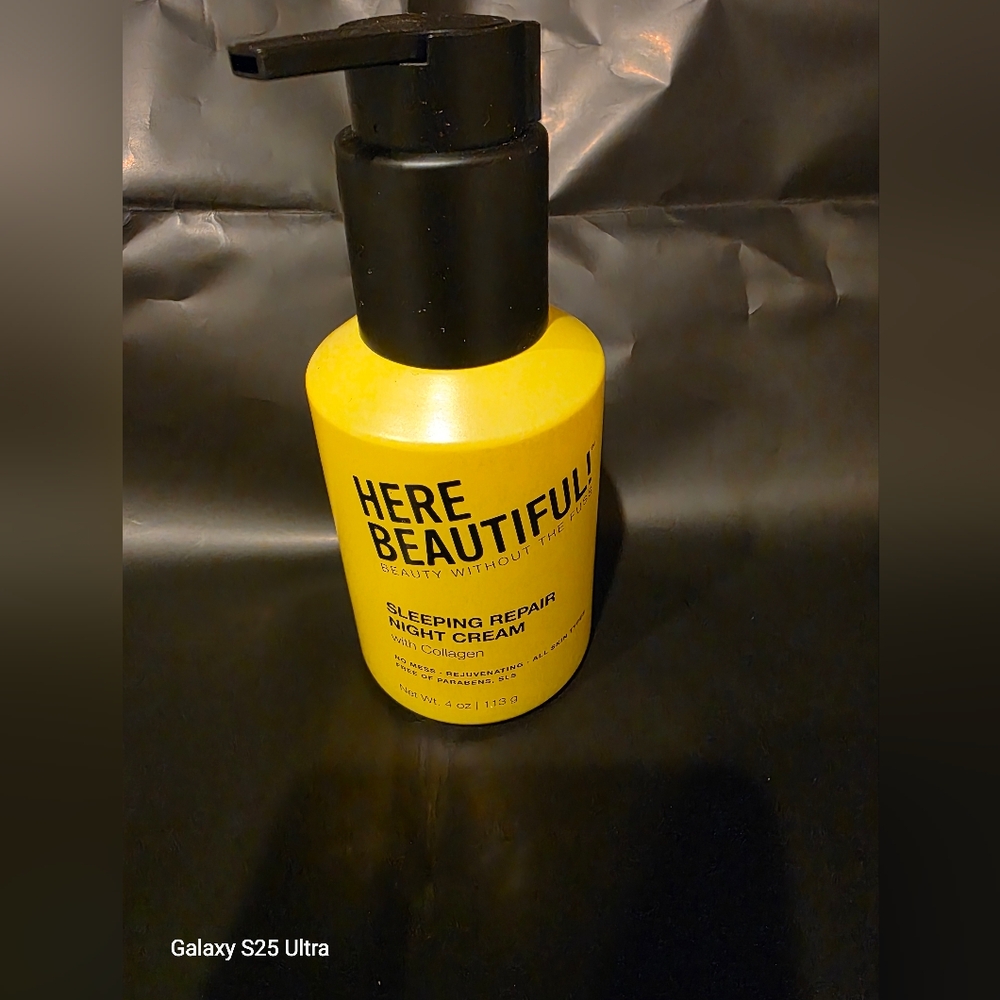 Here Beautiful! Yellow Night Repair Moisturizer